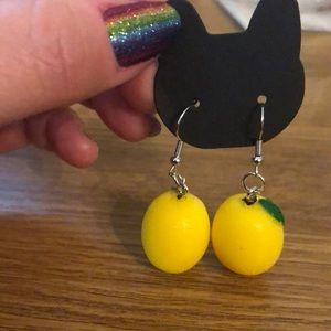 Lemon earrings